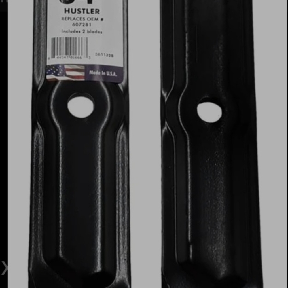 Hustler Black Lawn Mower Blades